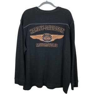Harley Davidson 110th Anniversary Sweater Mens 2XL Embroidered Knit Pullover‎